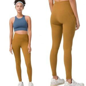 Lululemon‎ Swift Speed High-Rise Tight 28" Spiced Bronze Pockets Women's Size 2